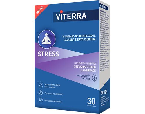SUPLEMENTO VITERRA STRESS 30 COMPRIMIDOS image number 0