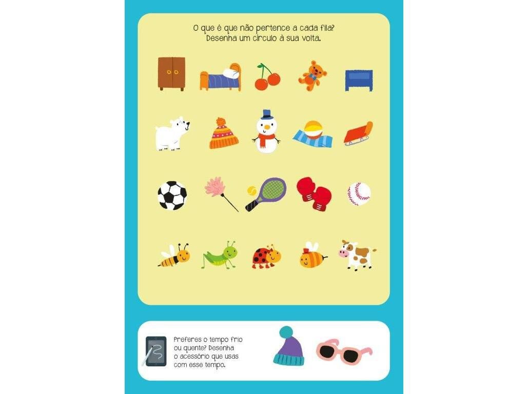 LIVRO O GRANDE LIVRO DE ATIVIDADES COM TABLET - INICIA&Ccedil;&Atilde;O &Aacute; MATEM&Aacute;TICA E PRIMEIRAS PALAVRAS image number 1