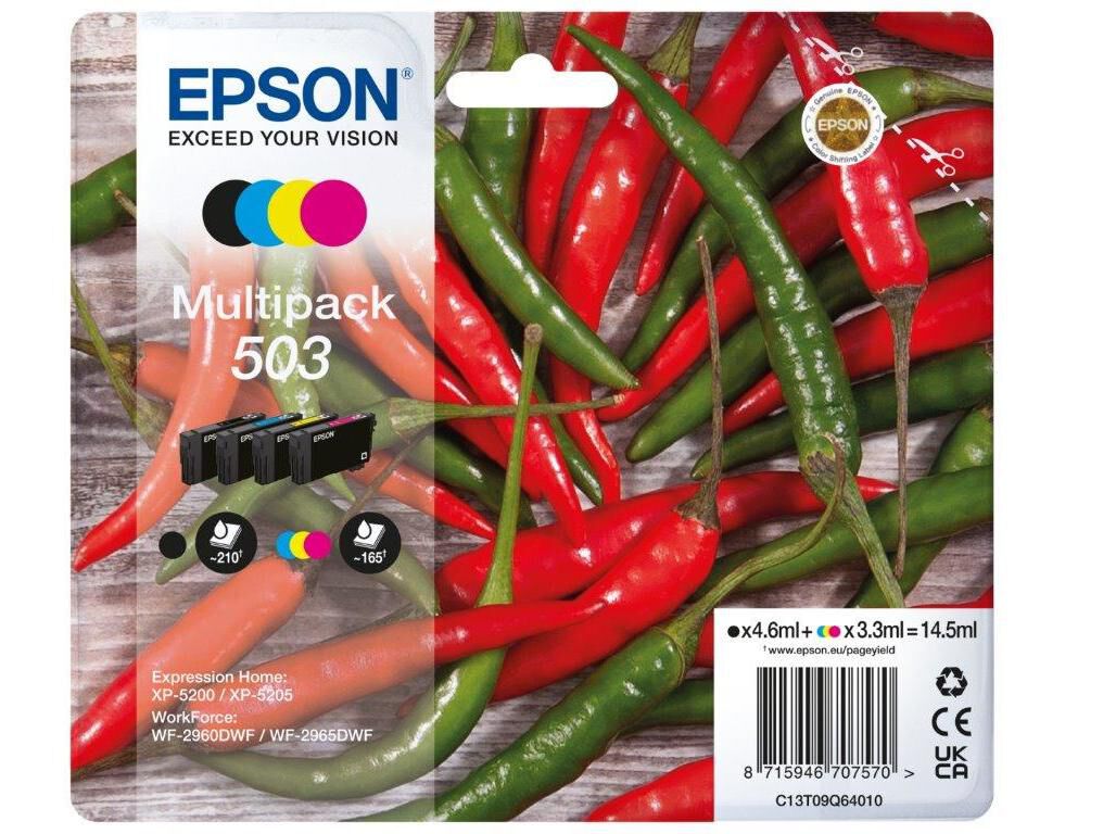 TINTEIRO ORIGINAL EPSON MULTIPACK 4-COLOURS 503 image number 0