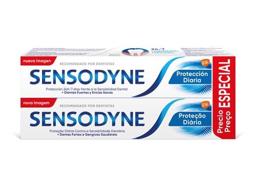Pasta de Dentes Proteção Diária Sensodyne 2x75ml