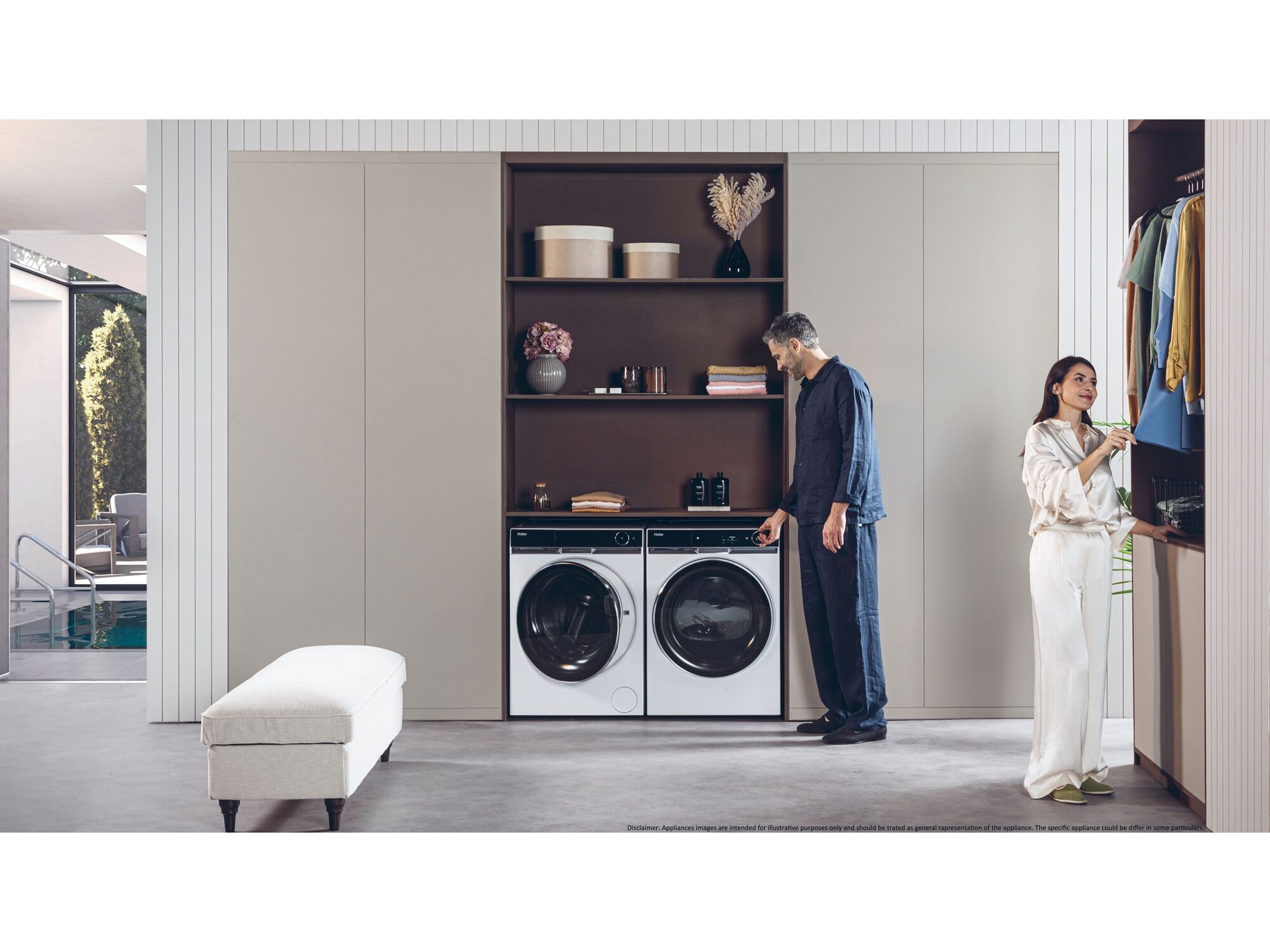 M&Aacute;QUINA DE LAVAR ROUPA HAIER HW100-BD14397U1S - BRANCO A 10KG image number 13