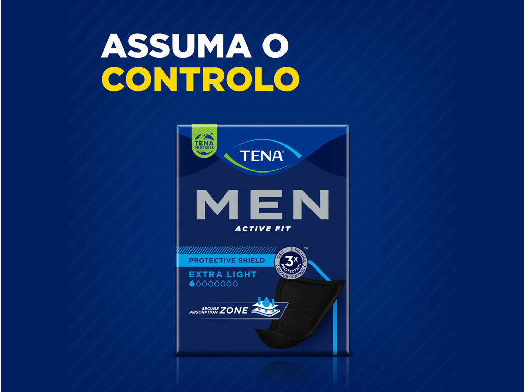PENSOS INCONTIN&Ecirc;NCIA COR PRETA TENA MEN LEVEL 0 14 UN image number 1