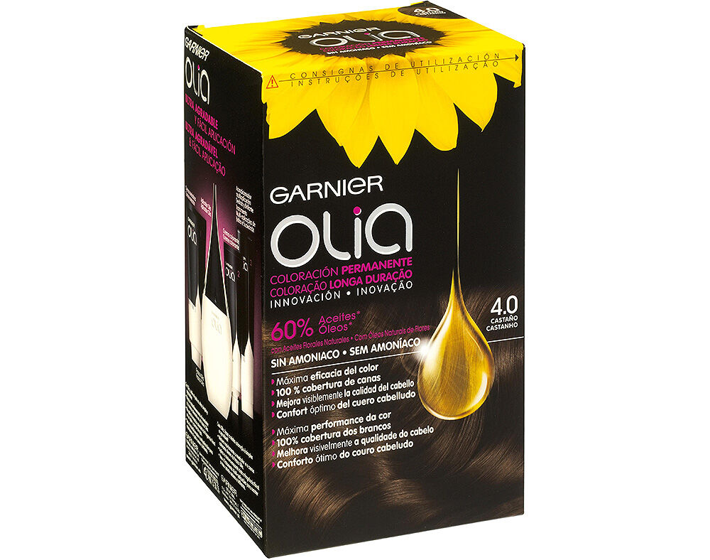 COLORA&Ccedil;&Atilde;O OLIA GARNIER CASTANHO 4.0