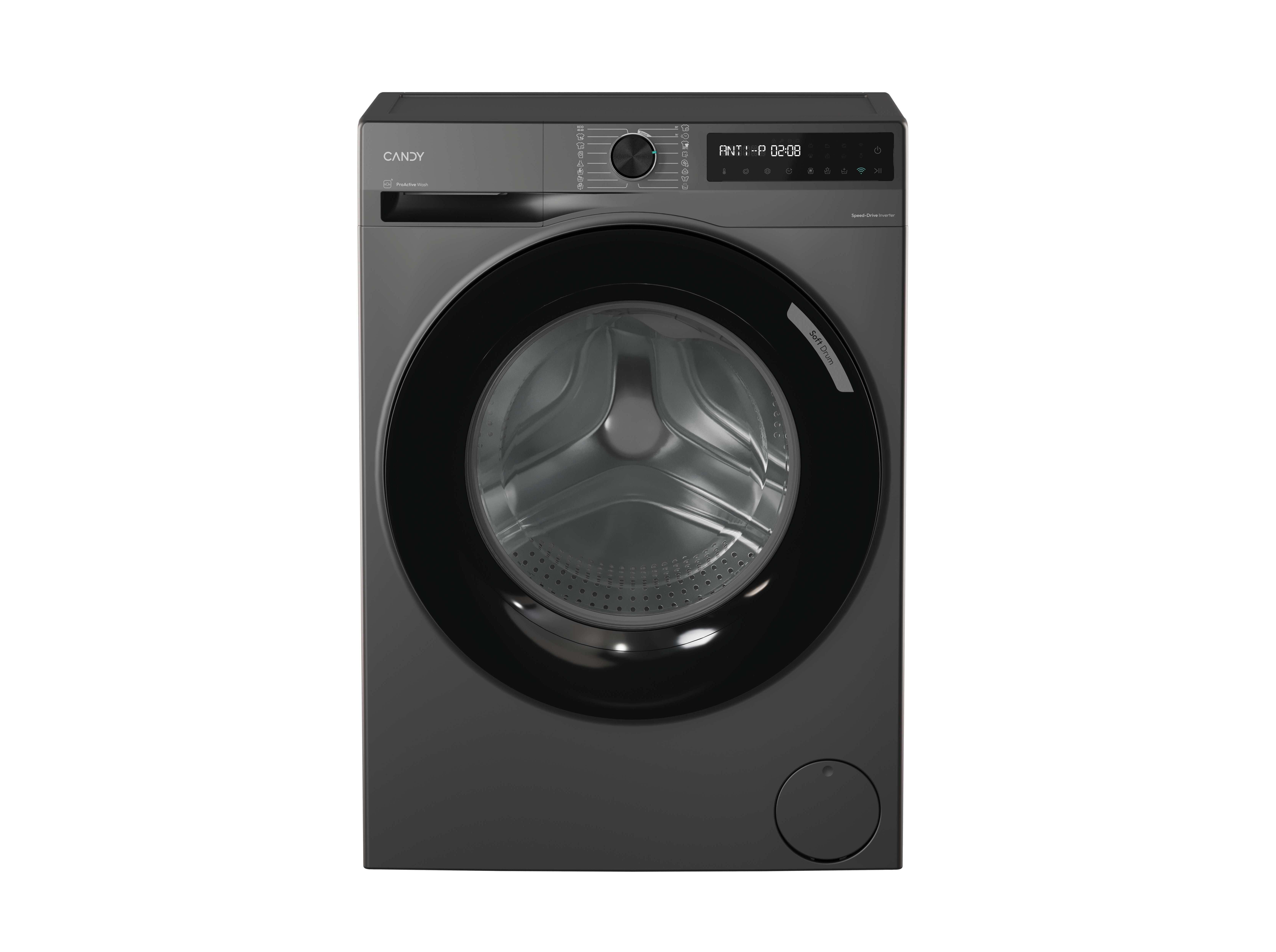 M&Aacute;QUINA DE LAVAR ROUPA CANDY PROWASH 500 BR 49SBL8G-S - CINZA A 9KG