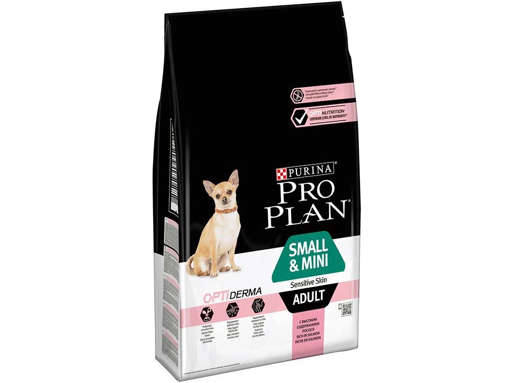 RA&Ccedil;&Atilde;O PARA C&Atilde;O SMALL&MINI PRO PLAN PELE SENS&Iacute;VEL SALM&Atilde;O 7KG image number 0