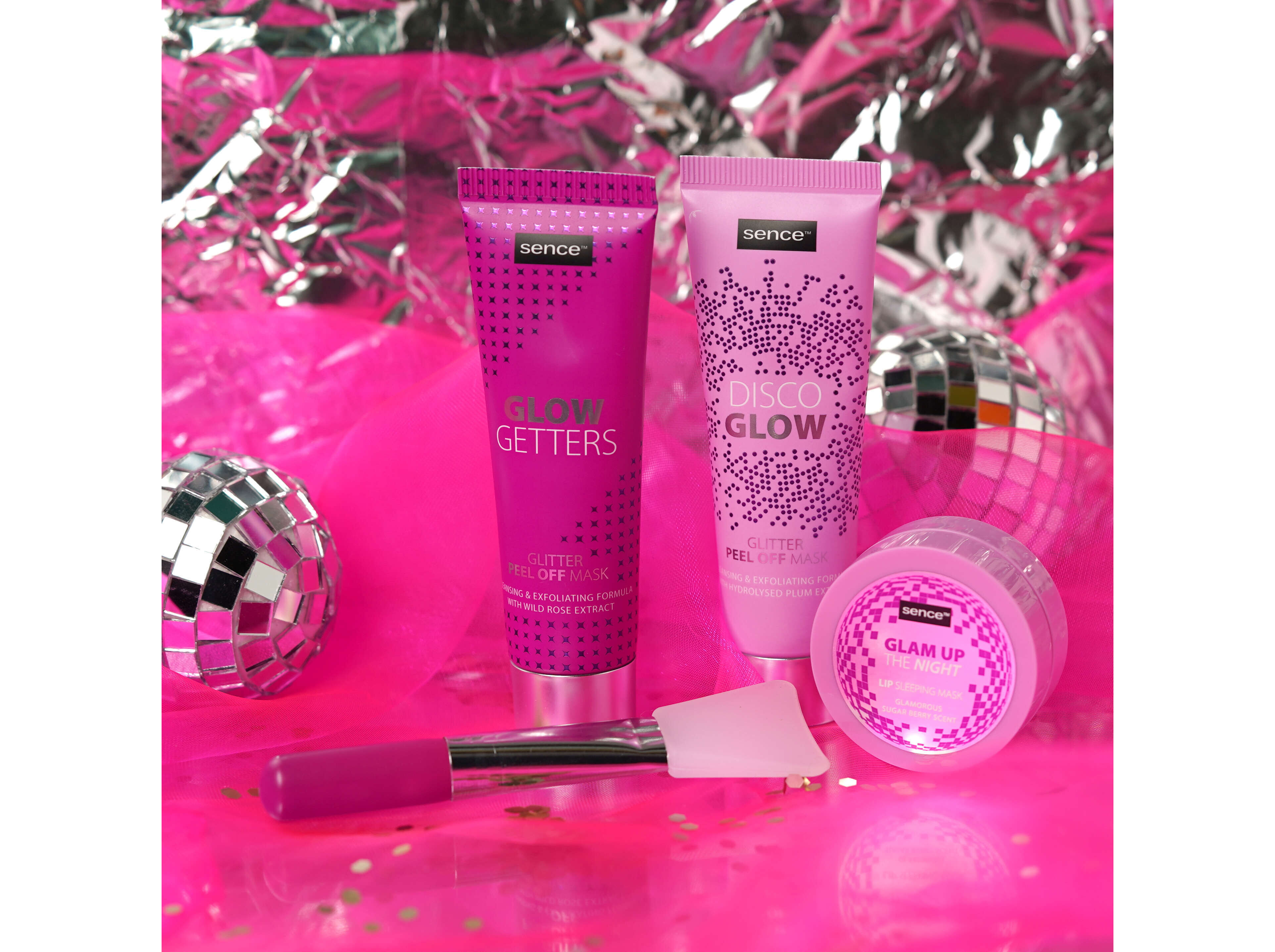 CONJUNTO SENCE MASCARA DISCO GLAM image number 2