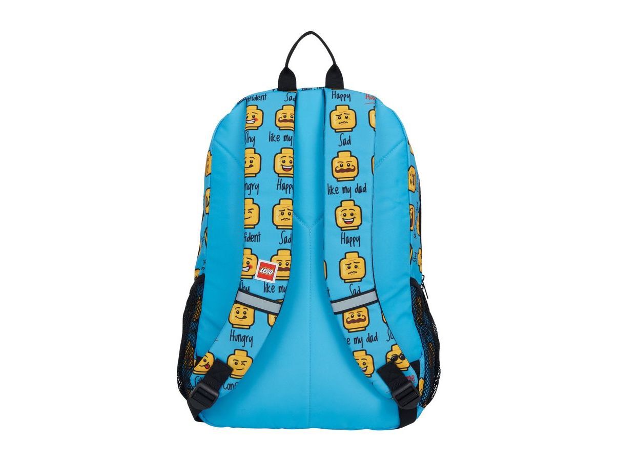 MOCHILA ESCOLAR LEGO MINIFIGURES AZUL 32X47X19CM image number 2