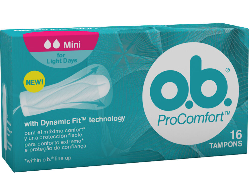 TAMP&Otilde;ES O.B MINI PROCONFORT 16UN