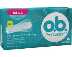 Tampões O.b Mini Proconfort O.b. 16 un