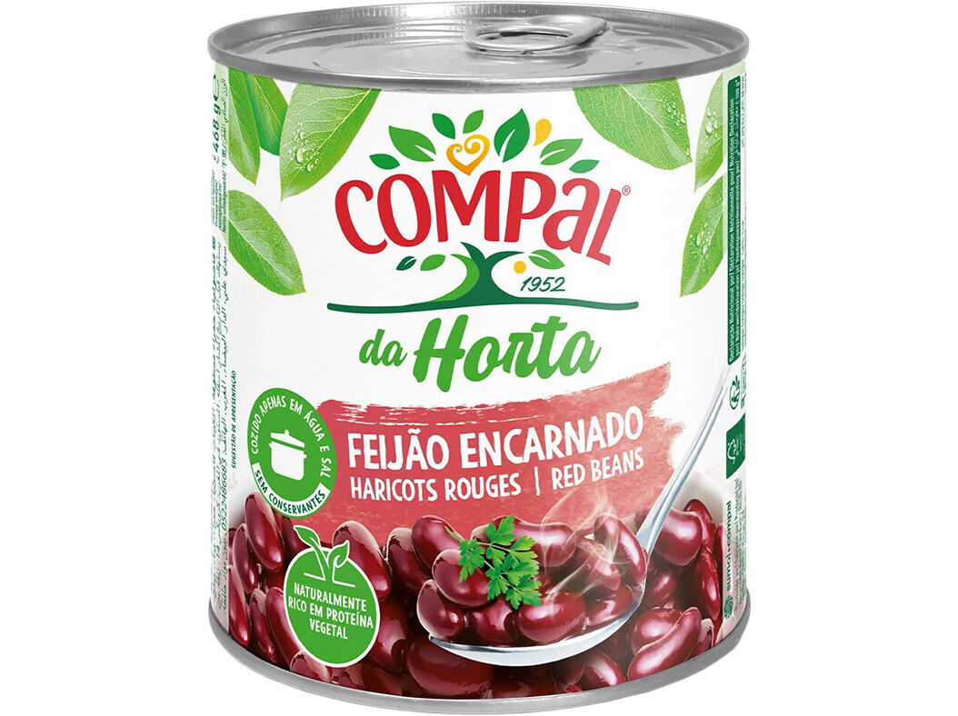 FEIJ&Atilde;O COMPAL DA HORTA ENCARNADO 845G image number 0