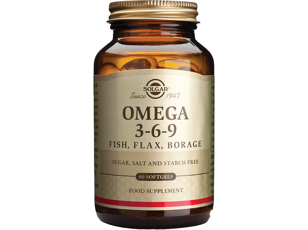 SUPLEMENTO SOLGAR OMEGA 3 6 9 60CAPS image number 0