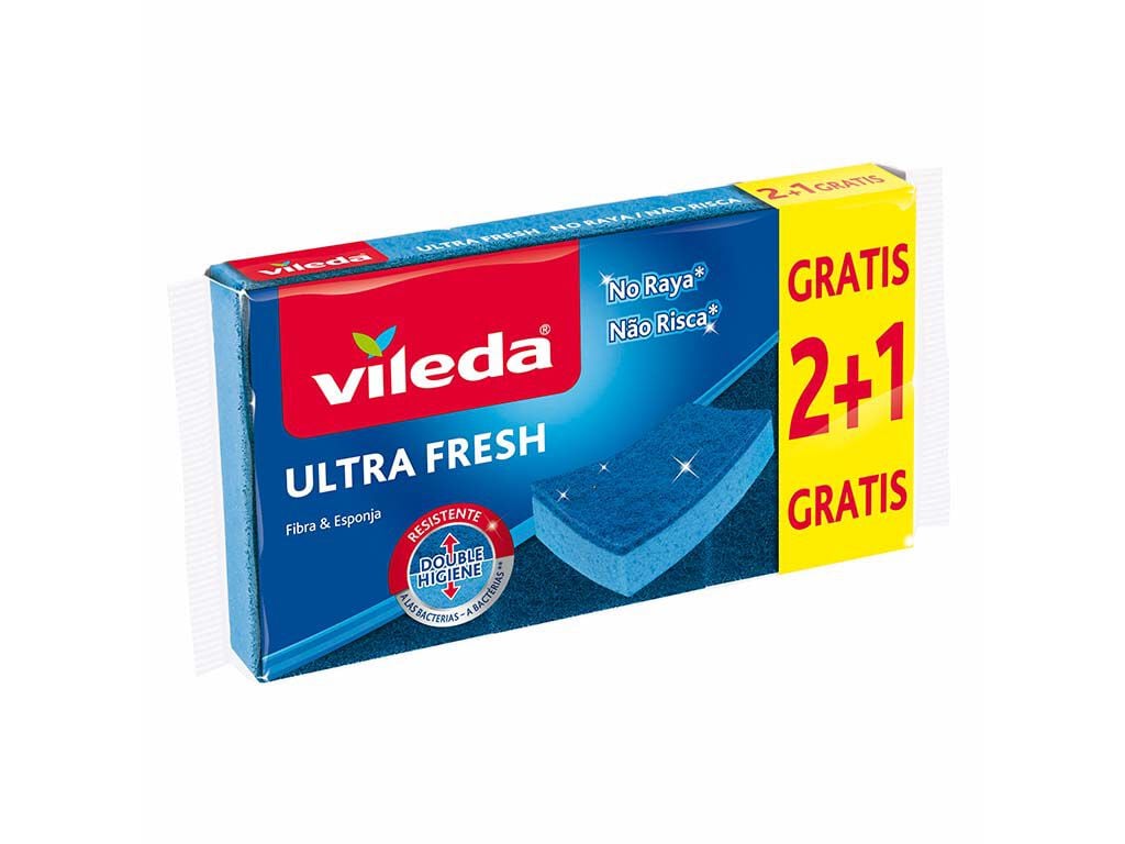 ESFREG&Otilde;ES VILEDA ULTRAFRESH N&Atilde;O RISCA 2+1UN image number 1