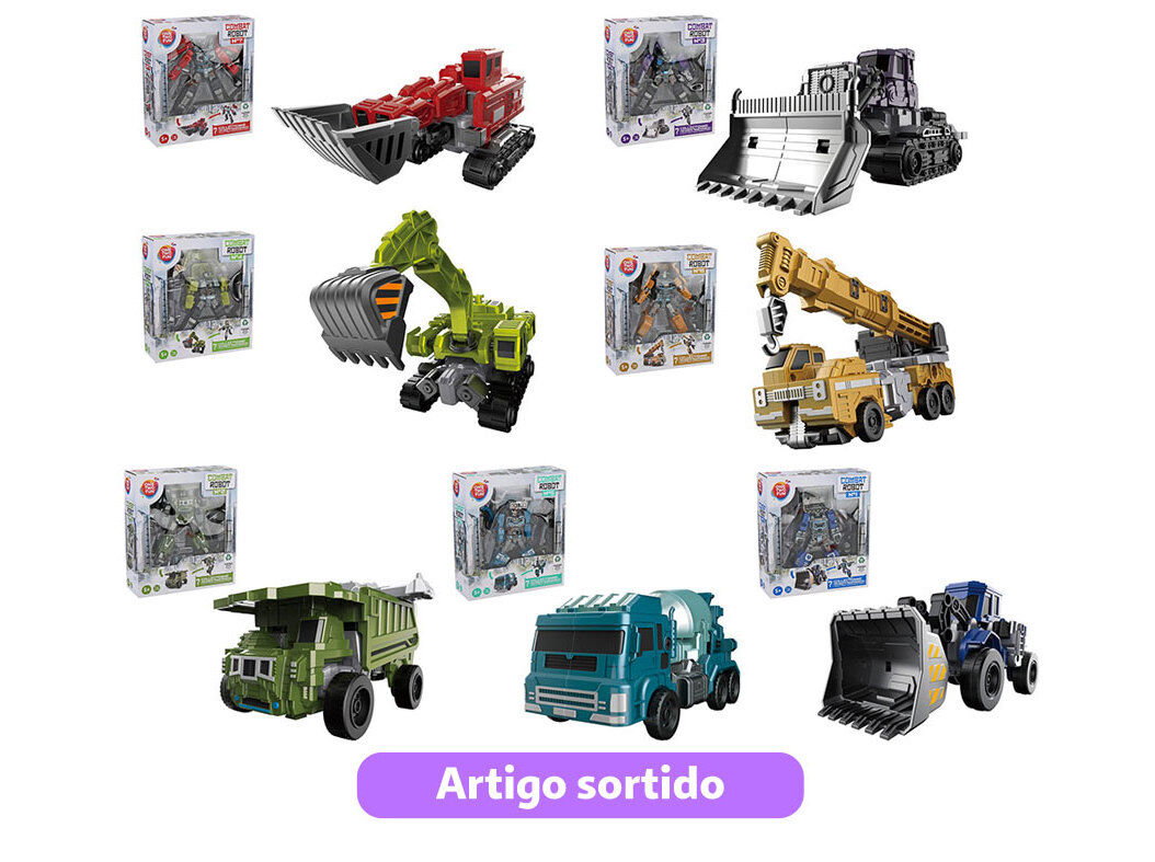 ROBOT TRANSFORM&Aacute;VEL ONE TWO FUN MODELOS SORTIDOS image number 0