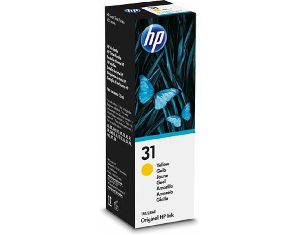 TINTEIRO ORIGINAL HP AMARELO 70ML 31 image number 0