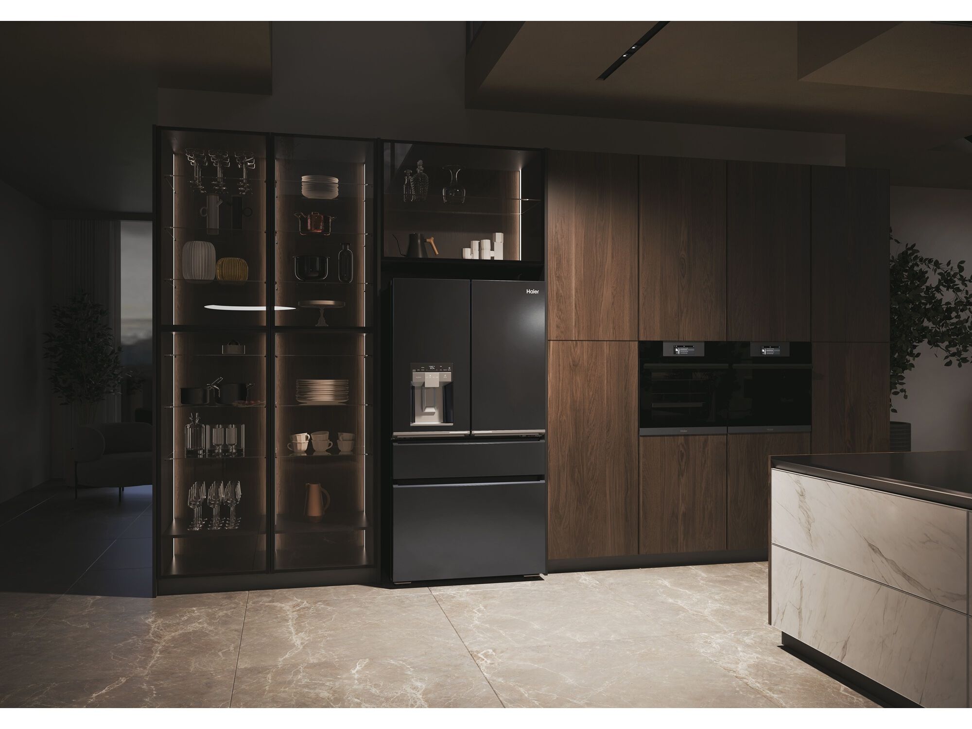 FRIGOR&Iacute;FICO AMERICANO HAIER HFW7918EIMB NO FROST E 601L image number 23