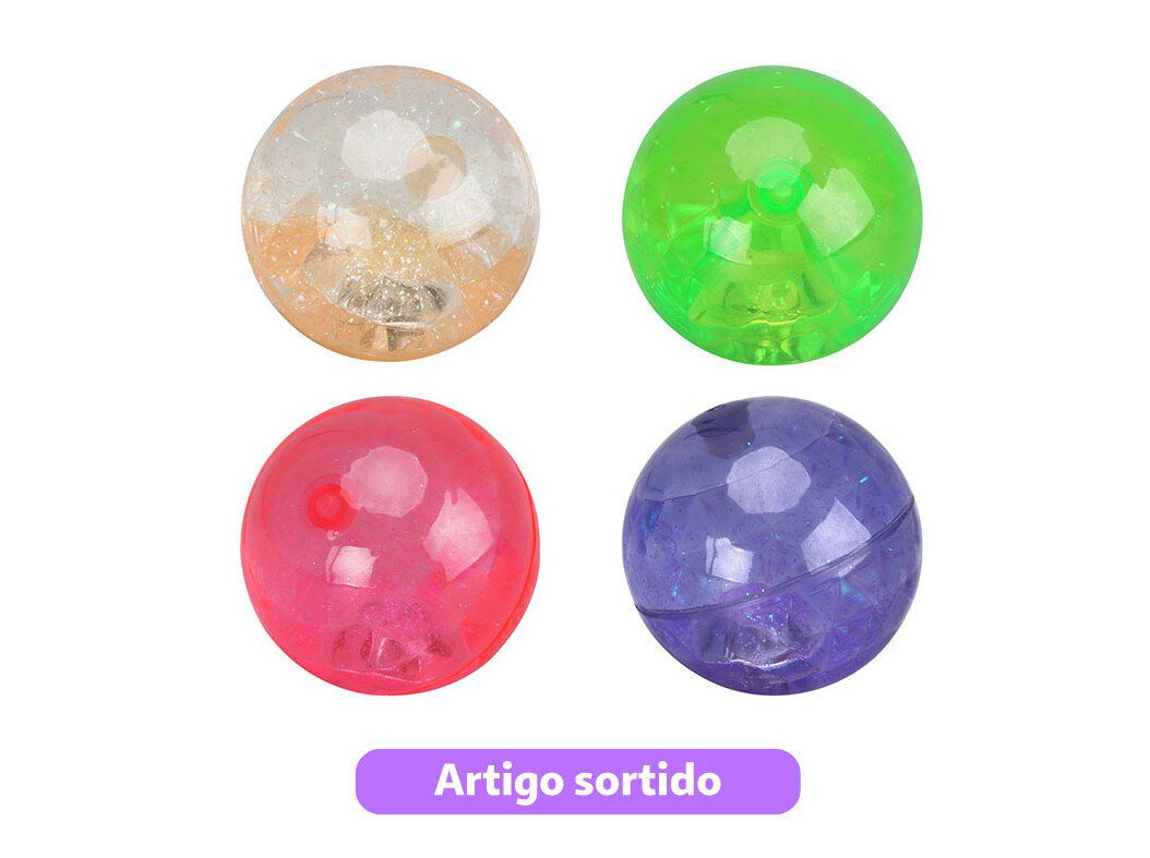 BOLA DE &Aacute;GUA COM LUZ ONE TWO FUN &Oslash;6.5CM CORES SORTIDAS image number 0