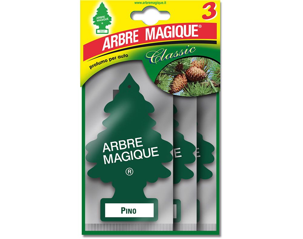 AMBIENTADOR AUTOM&Oacute;VEL ARBRE MAGIQUE PINHO PACK 3 UNIDADES image number 0