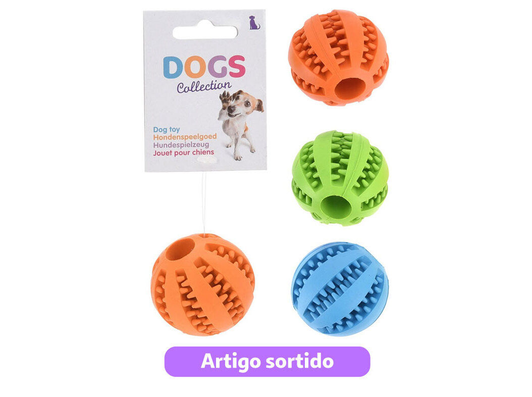 BRINQUEDO PARA C&Atilde;O DOGS COLLECTION &Oslash;5CM CORES SORTIDAS
