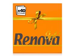 Guardanapos Renova Gold Laranja Pack 40 Unidades 40 un