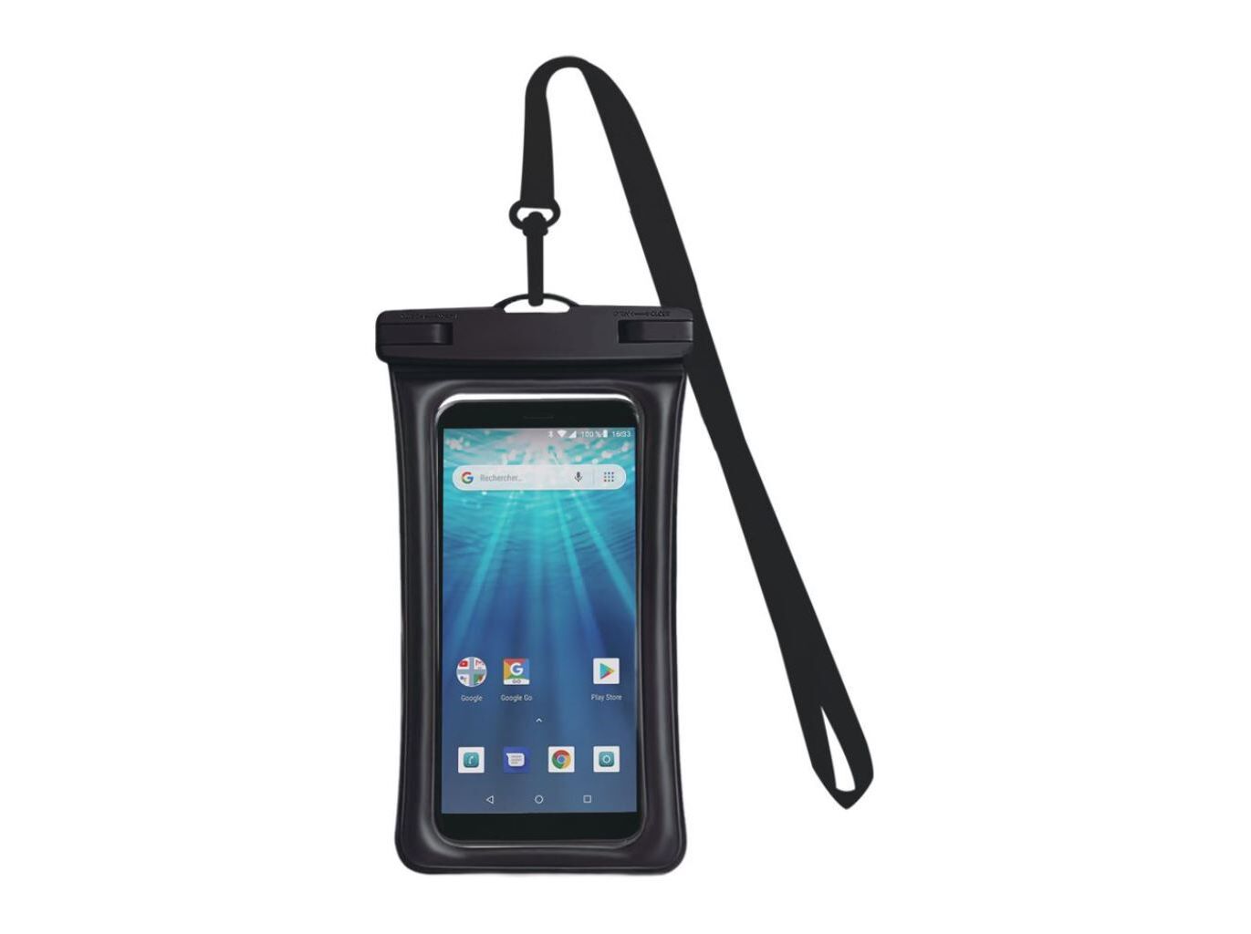 BOLSA TELEM&Oacute;VEL QILIVE 600137869 IMPERME&Aacute;VEL PRETO image number 1