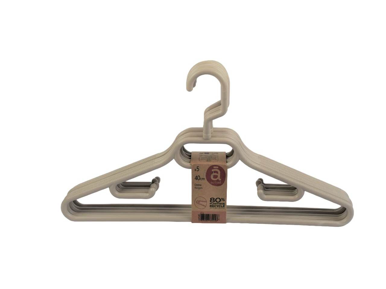 CABIDES BEGE ACTUEL PL&Aacute;STICO RECICLADO 5UN 40CM