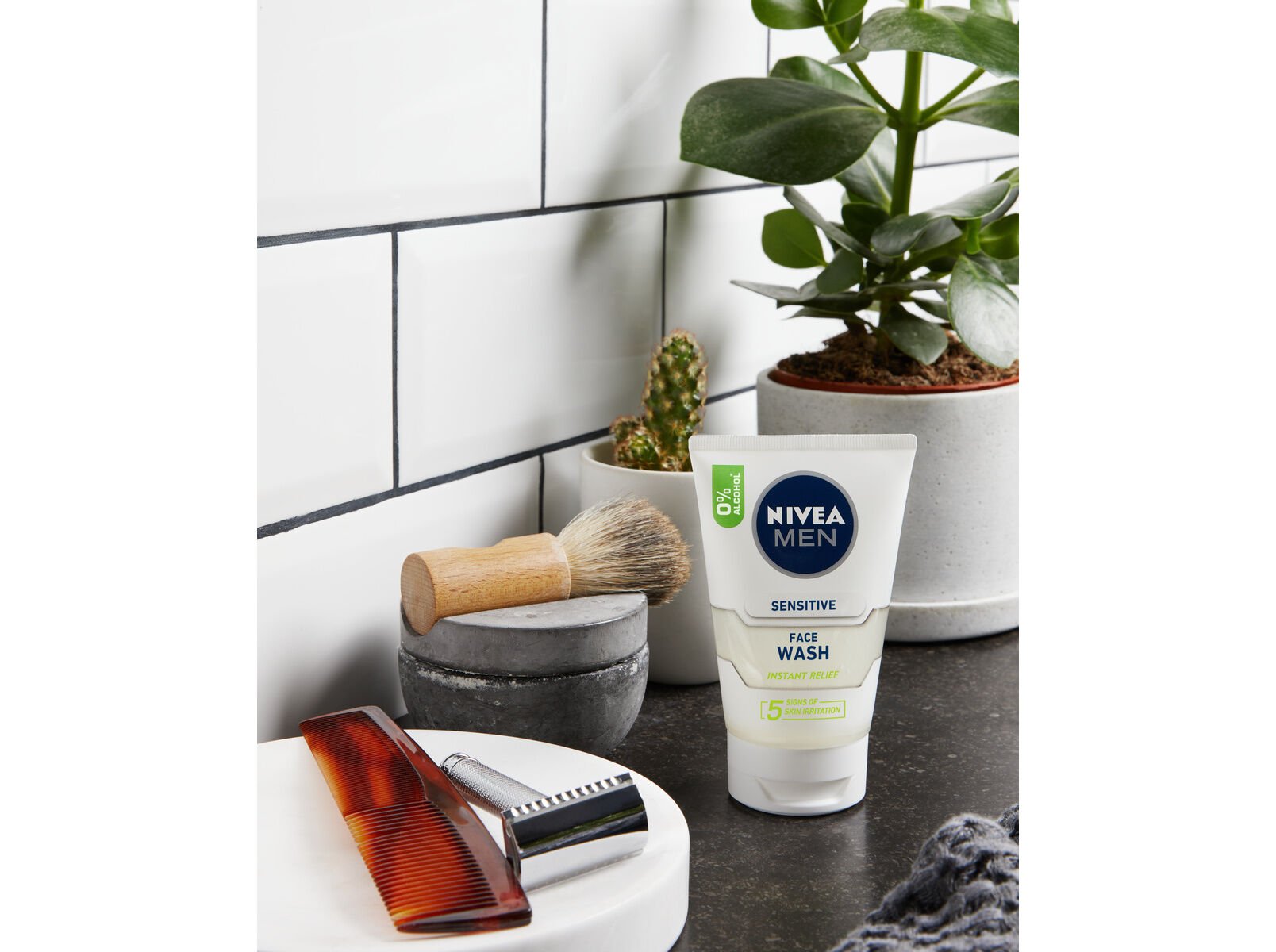 Gel de Limpeza de Rosto Sensitive NIVEA MEN 100 ml image number 4