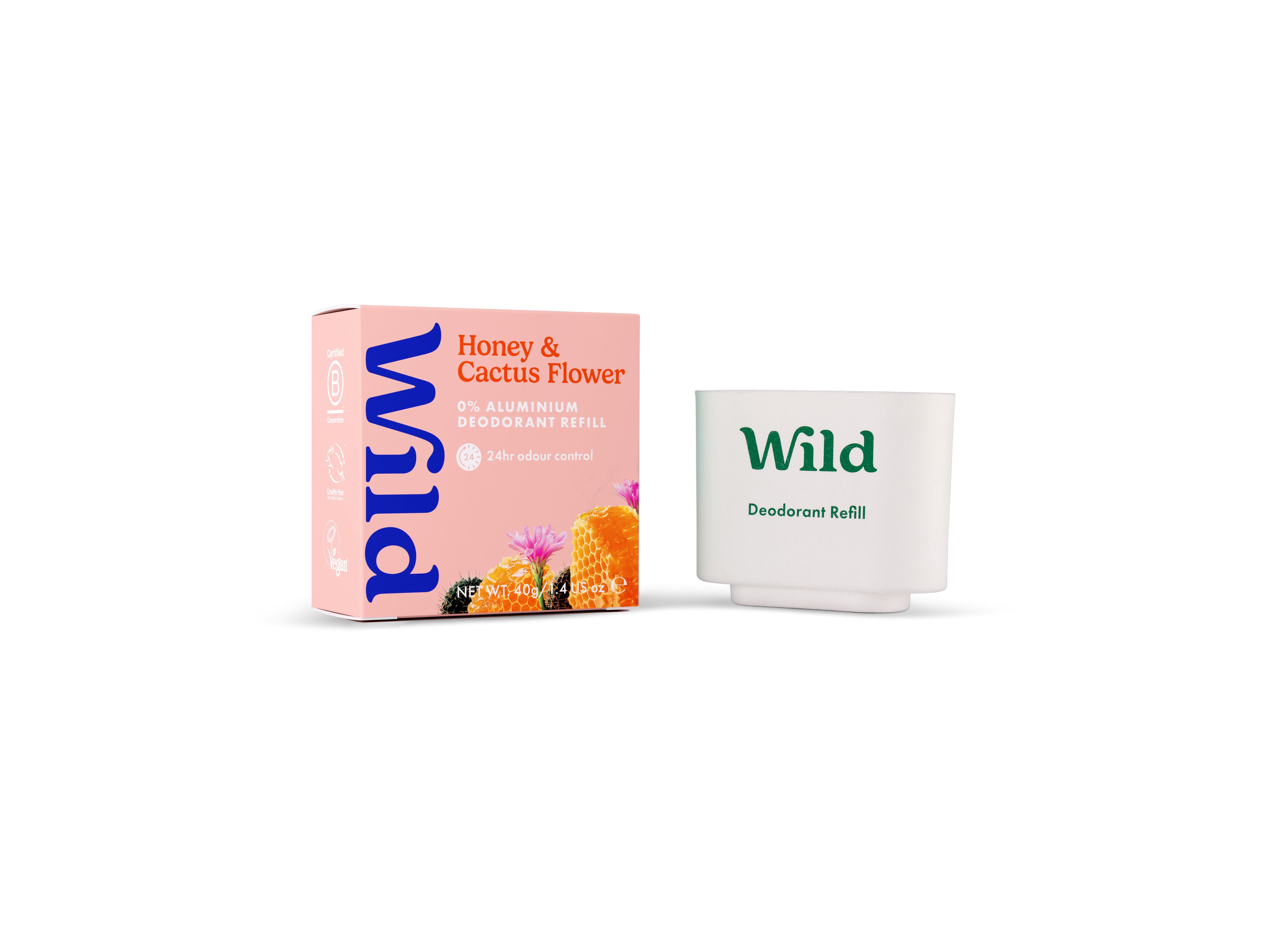 DESODORIZANTE WILD MEL FLOR E CACTO RECARGA 40 G image number 0