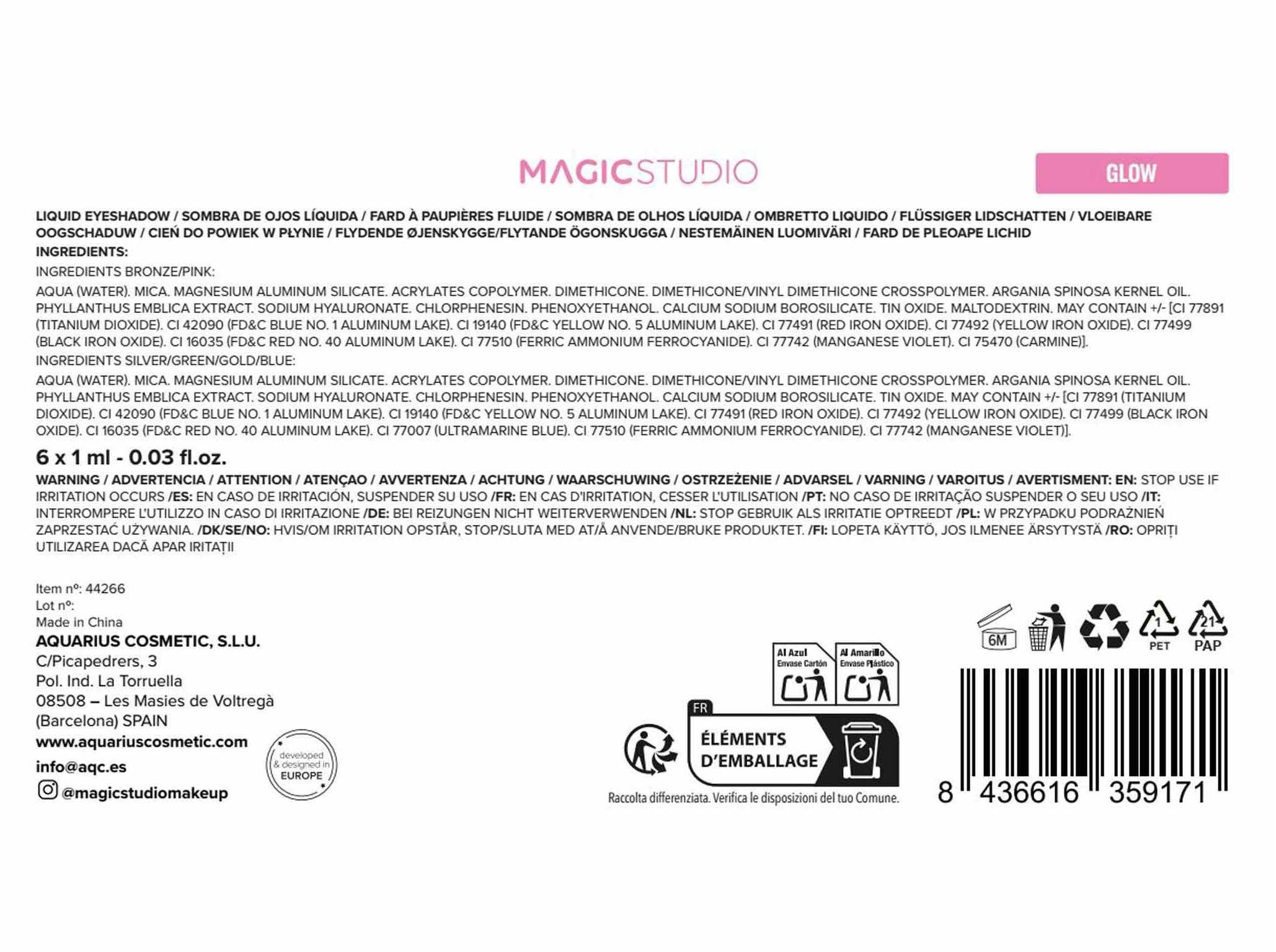 SOMBRAS OLHOS MAGIC STUDIO SPARKLING image number 1