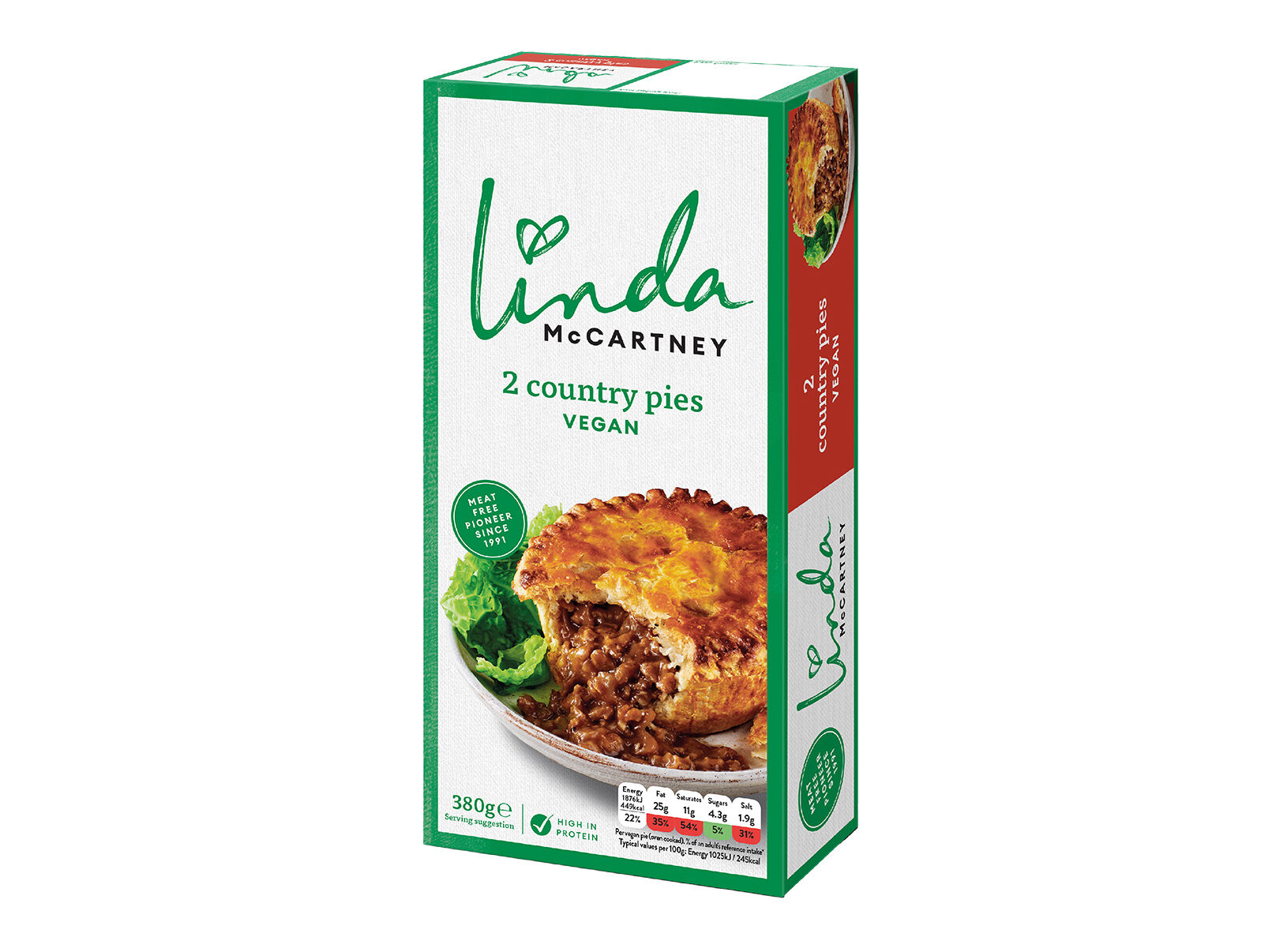 EMPADAS LINDA MCCARTNEY VEGAN TRADICIONAIS 380G image number 0
