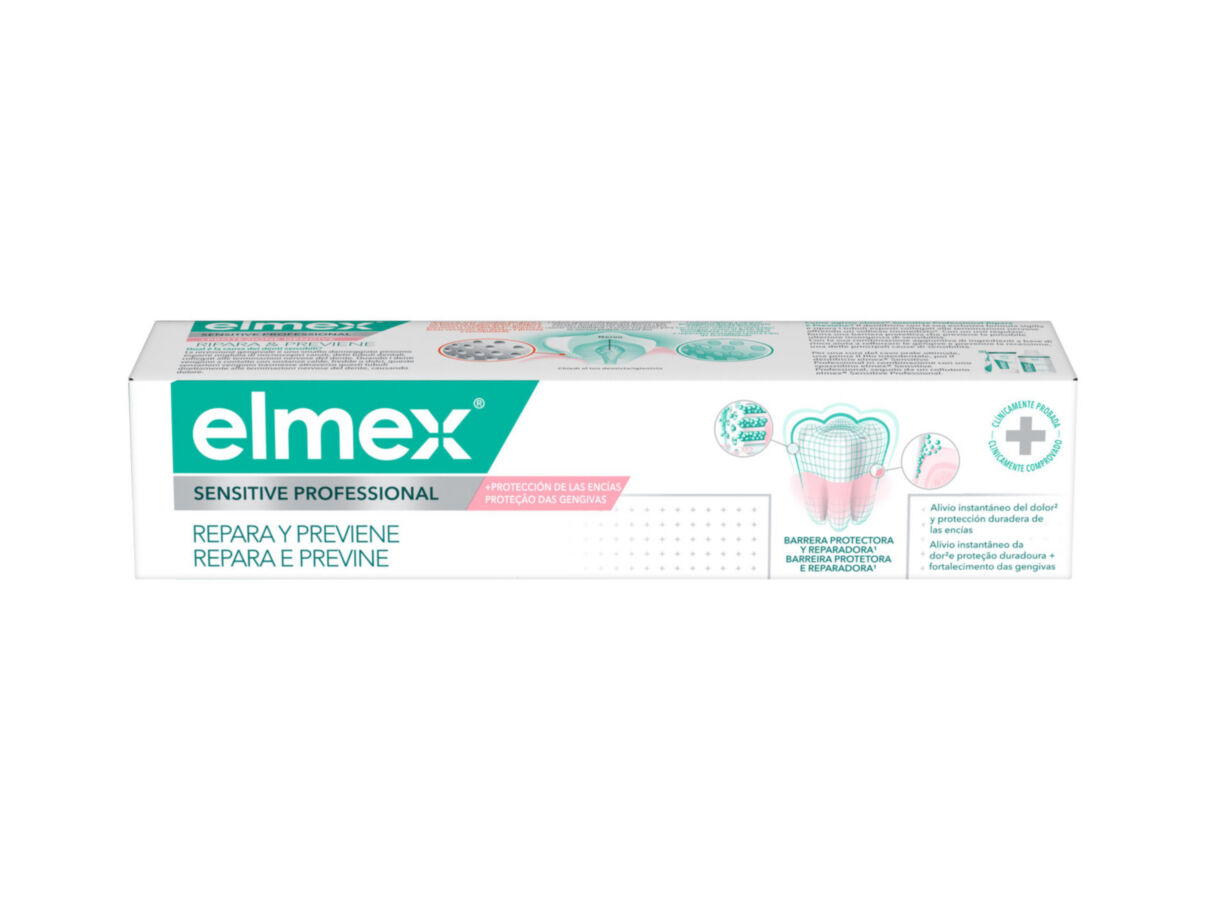 PASTA DENTES ELMEX REPARA PREVINE 75ML image number 0