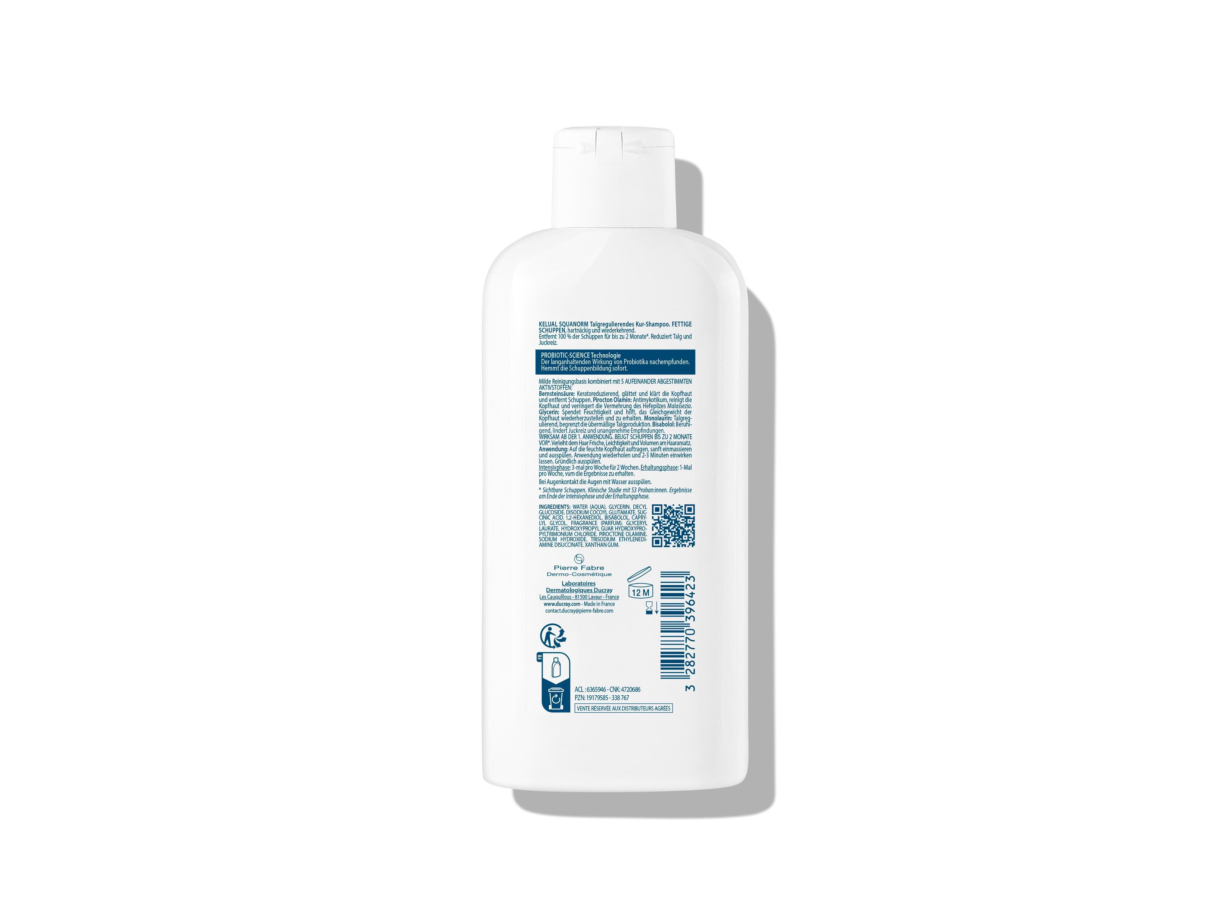 CHAMPO DUCRAY SQUANORM CASPA OLEOSA 200ML image number 1