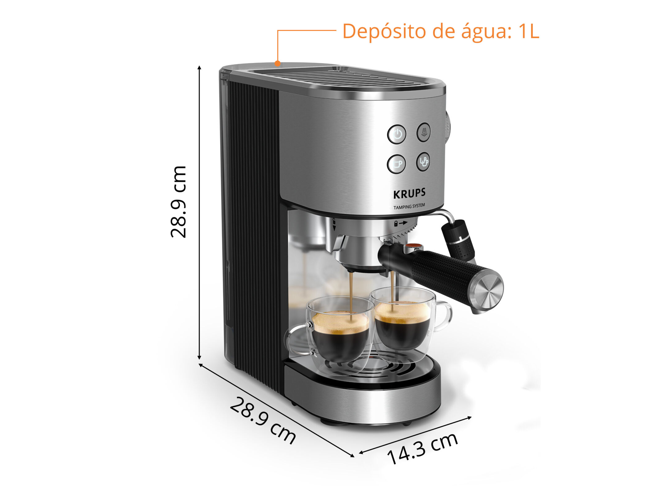 MAQ.CAFE EXPRESSO MANUAL KRUPS XP499EE0 VIRTUOSO+ image number 6