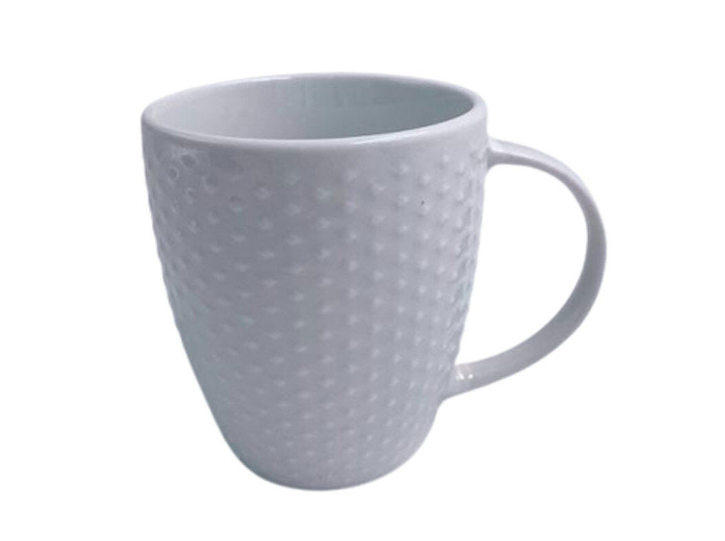 CANECA DOTTY ACTUEL BRANCO PORCELANA 370ML