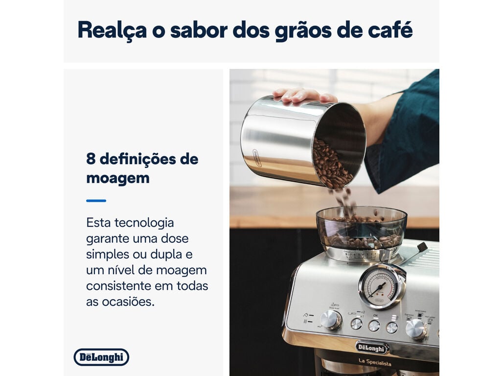 M&Aacute;QUINA DE CAF&Eacute; EXPRESSO MANUAL DELONGHI EC9155.MB LA SPECIALISTA ARTE image number 2