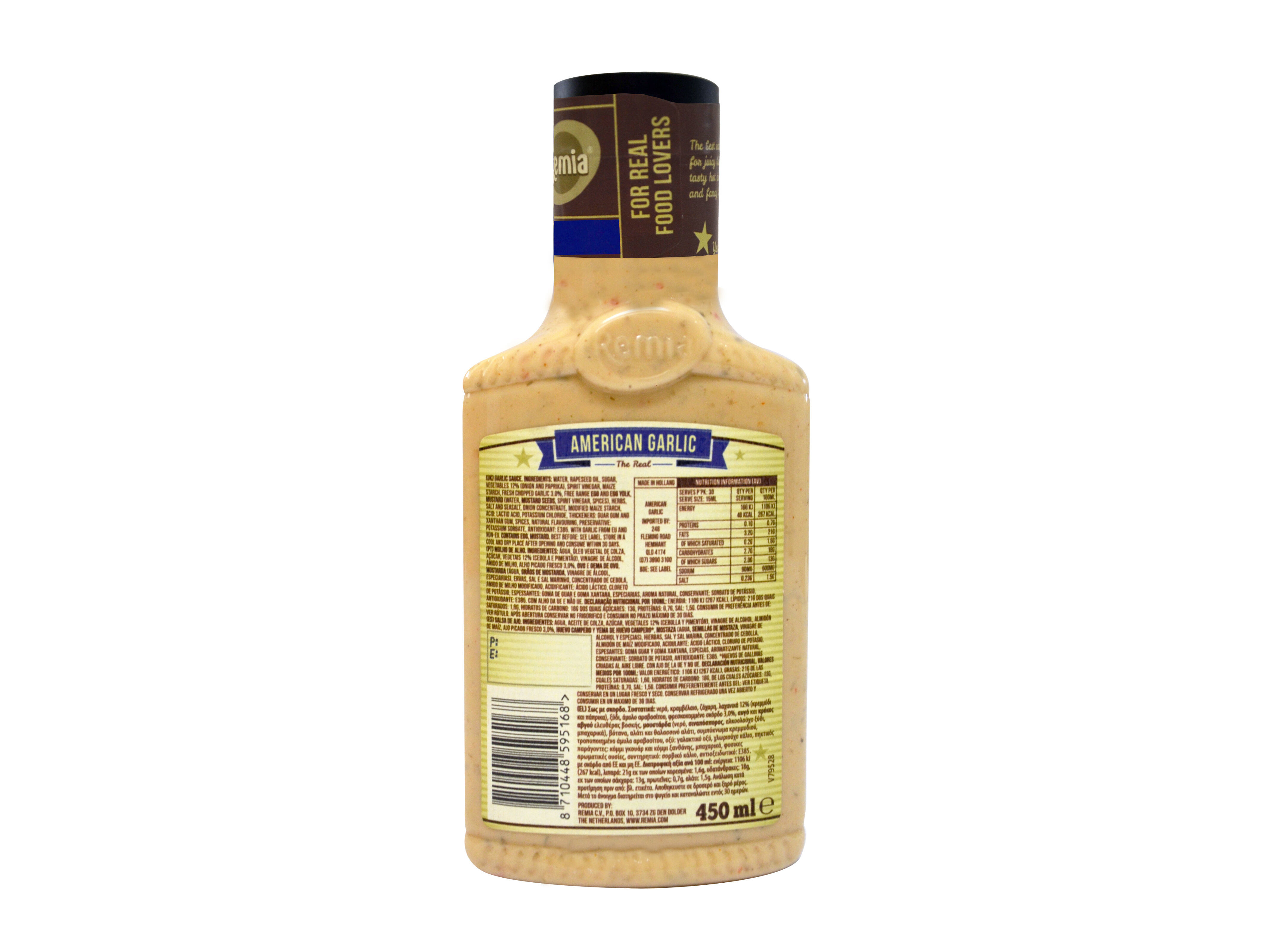 MOLHO REMIA WILD BILL ALHO 450 ML image number 1