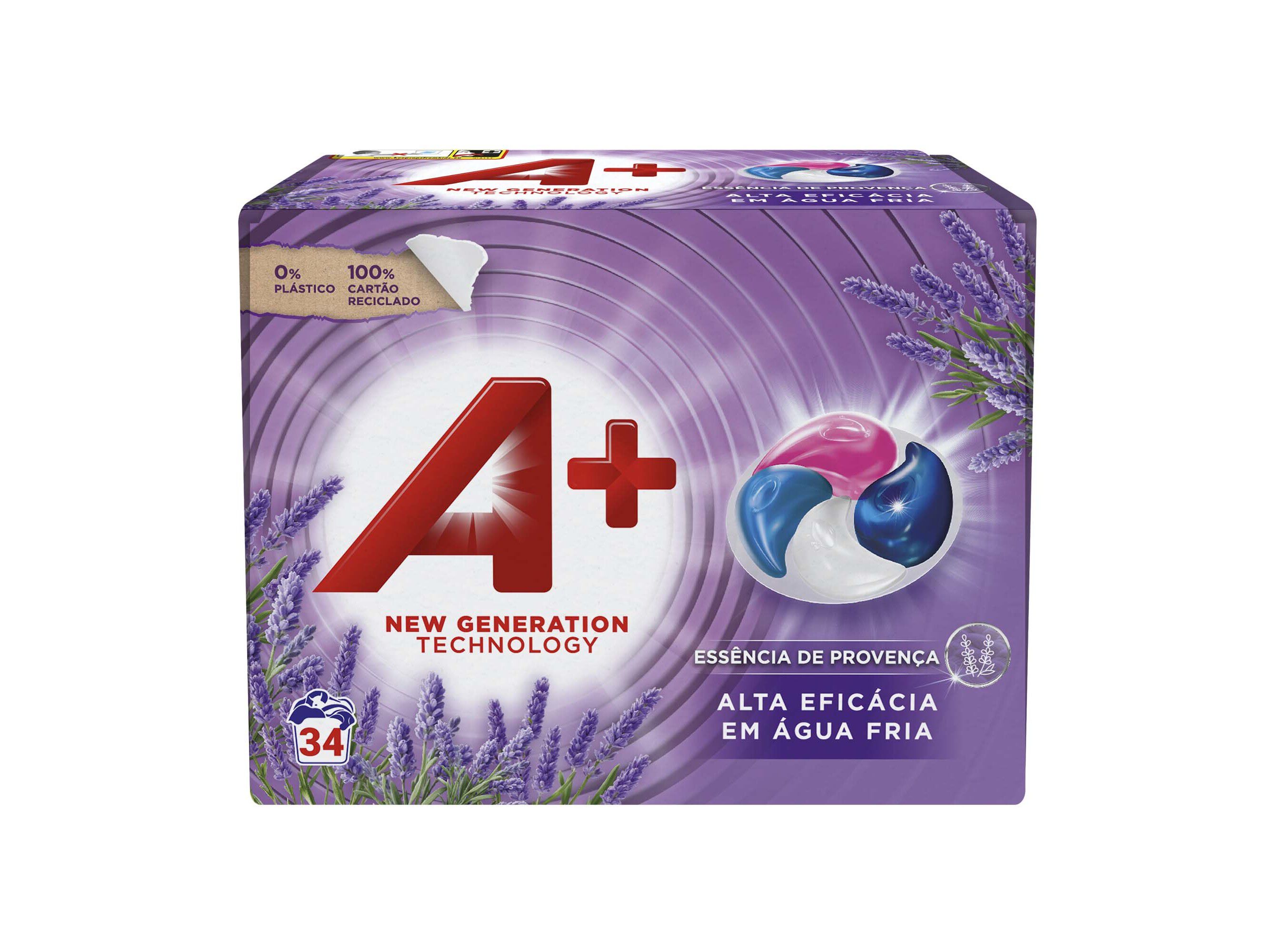 DETERGENTE ROUPA M&Aacute;QUINA C&Aacute;PSULAS A+ ESS&Ecirc;NCIA DA PROVEN&Ccedil;A 34D image number 0