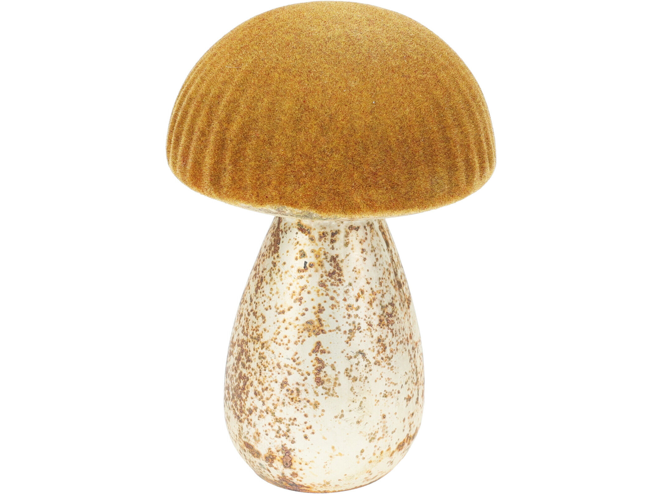 COGUMELO DECORATIVO DOURADO 9.5X9.5X13.5CM image number 1