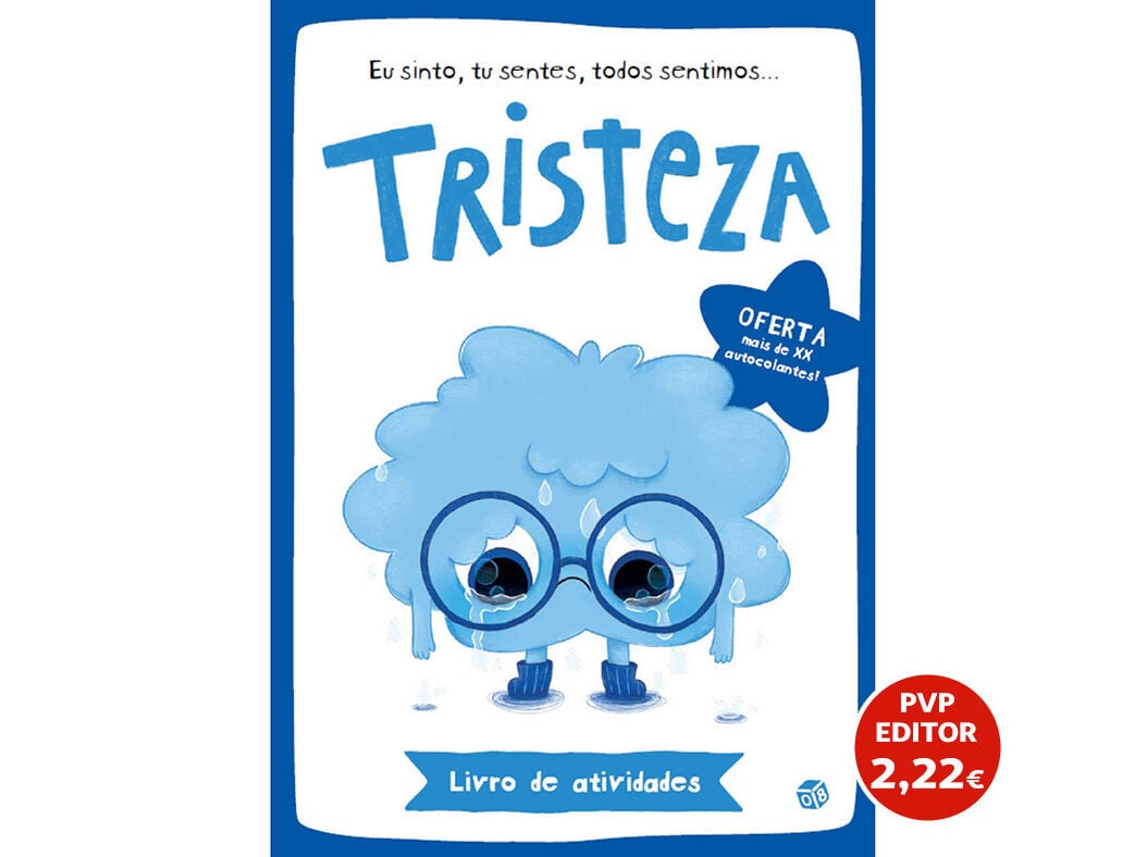 LIVRO EU SINTO TRISTEZA COM AUTOCOLANTES image number 0