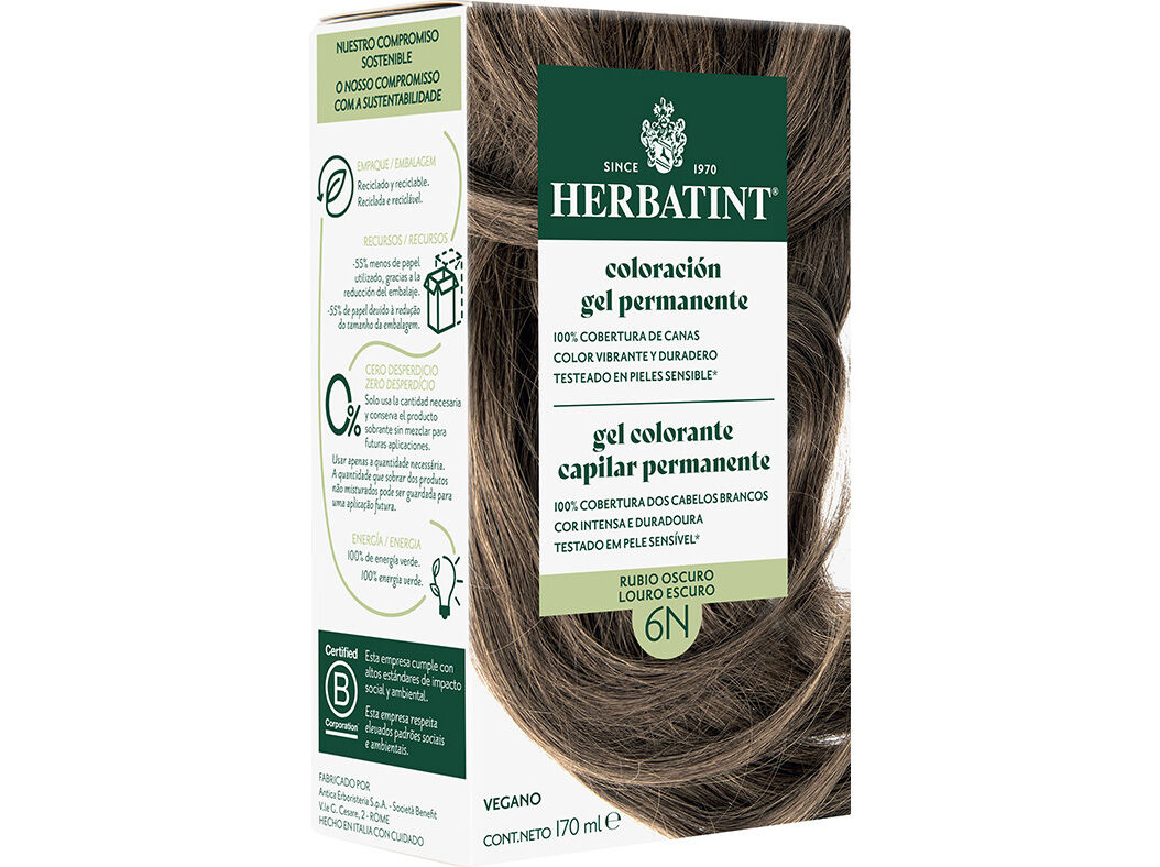 COLORA&Ccedil;&Atilde;O HERBATINT LOURO ESCURO N6 150ML