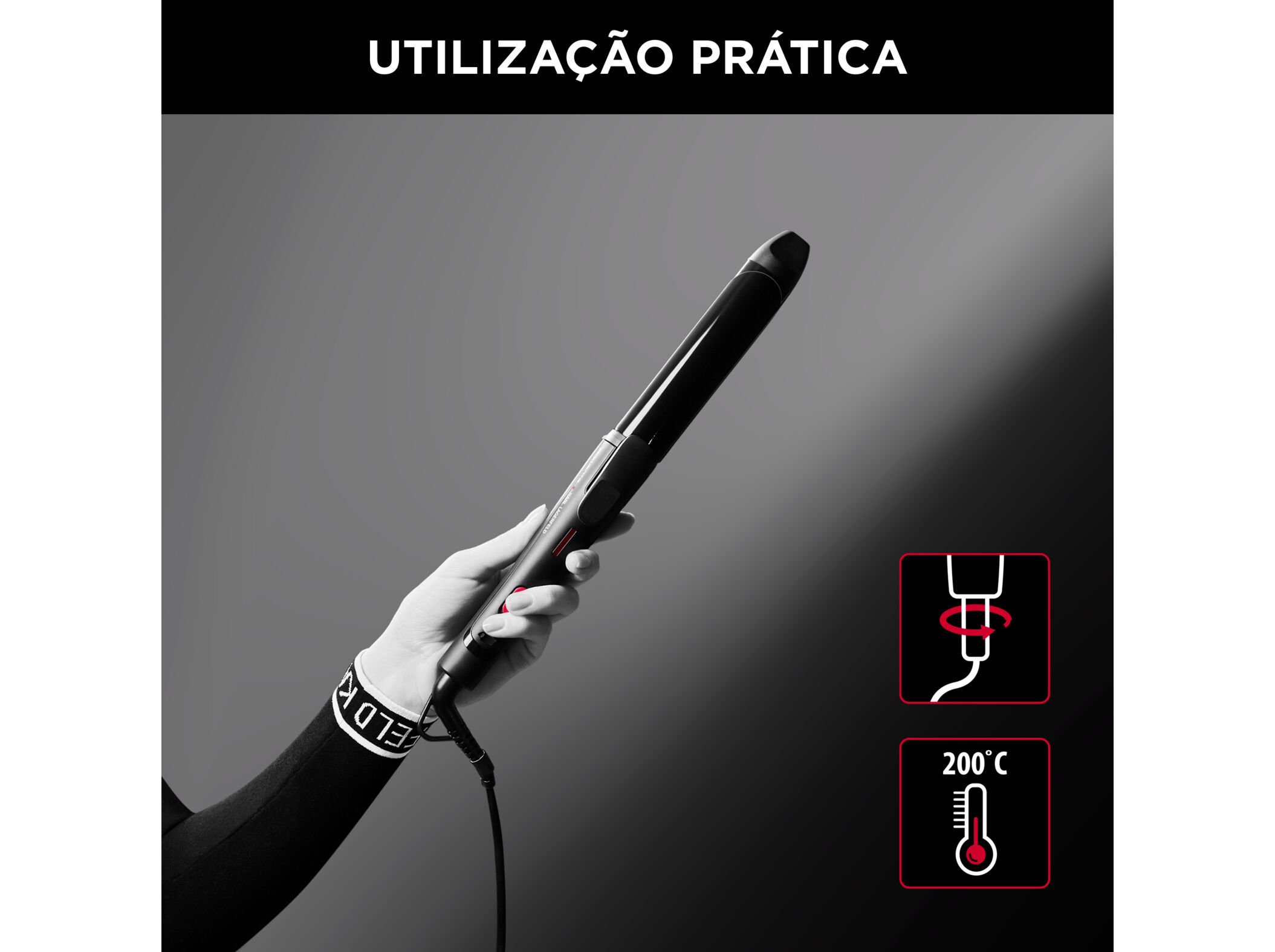 SECADOR DE CABELO CV6430F0 E MODELADOR CABELO CF322LFO ROWENTA image number 6