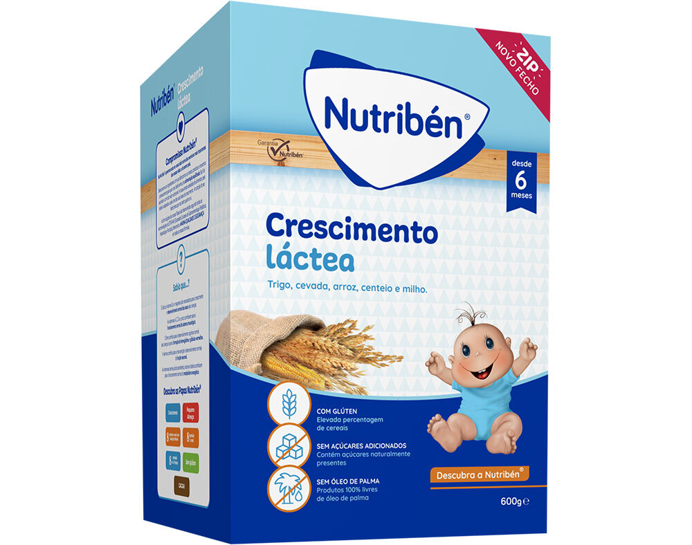 PAPA NUTRIBEN LACTEA CRESCIMENTO 600G image number 0
