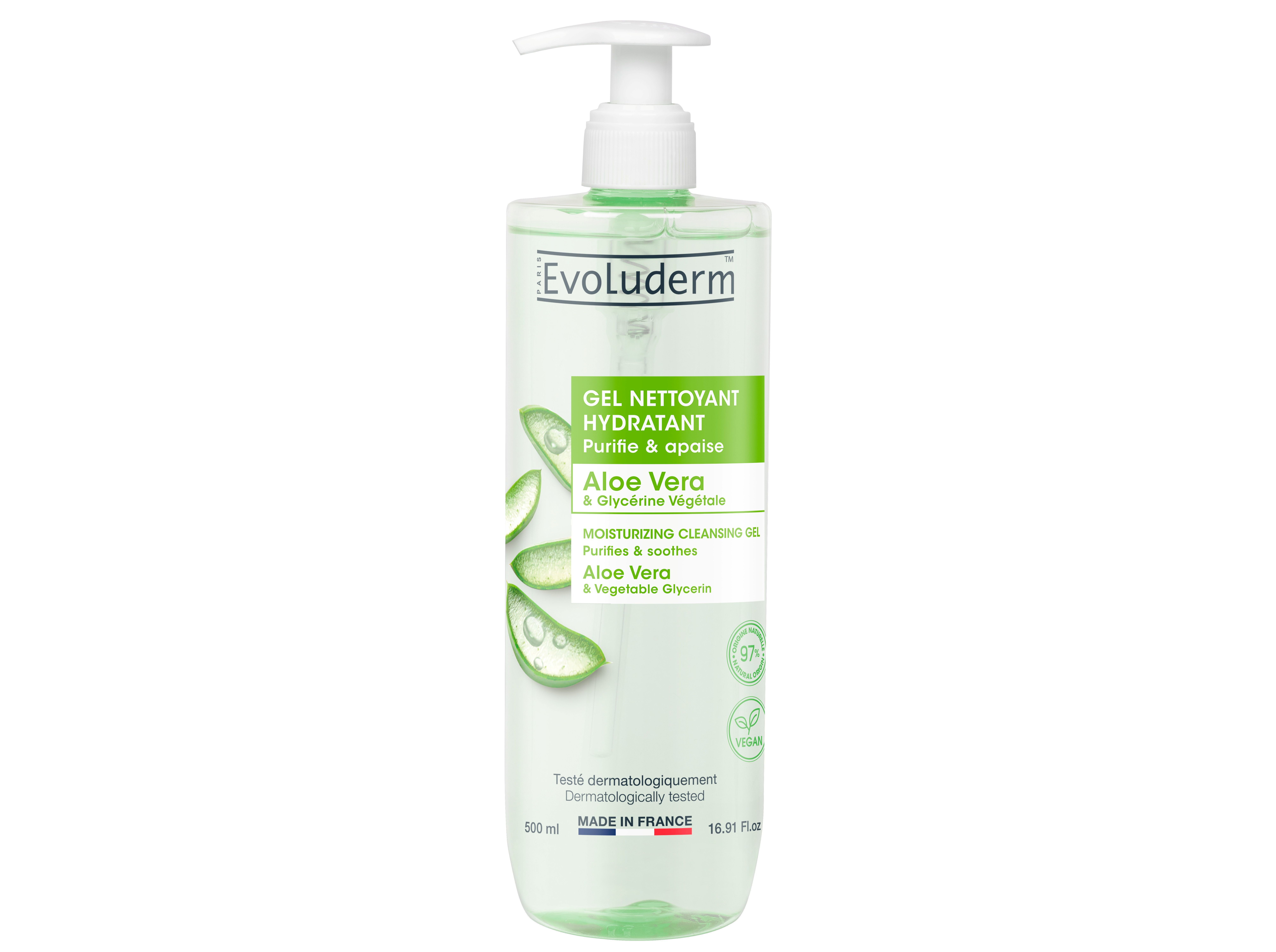 GEL DE LIMPEZA EVOLUDERM ALOE VERA 500 ML image number 0