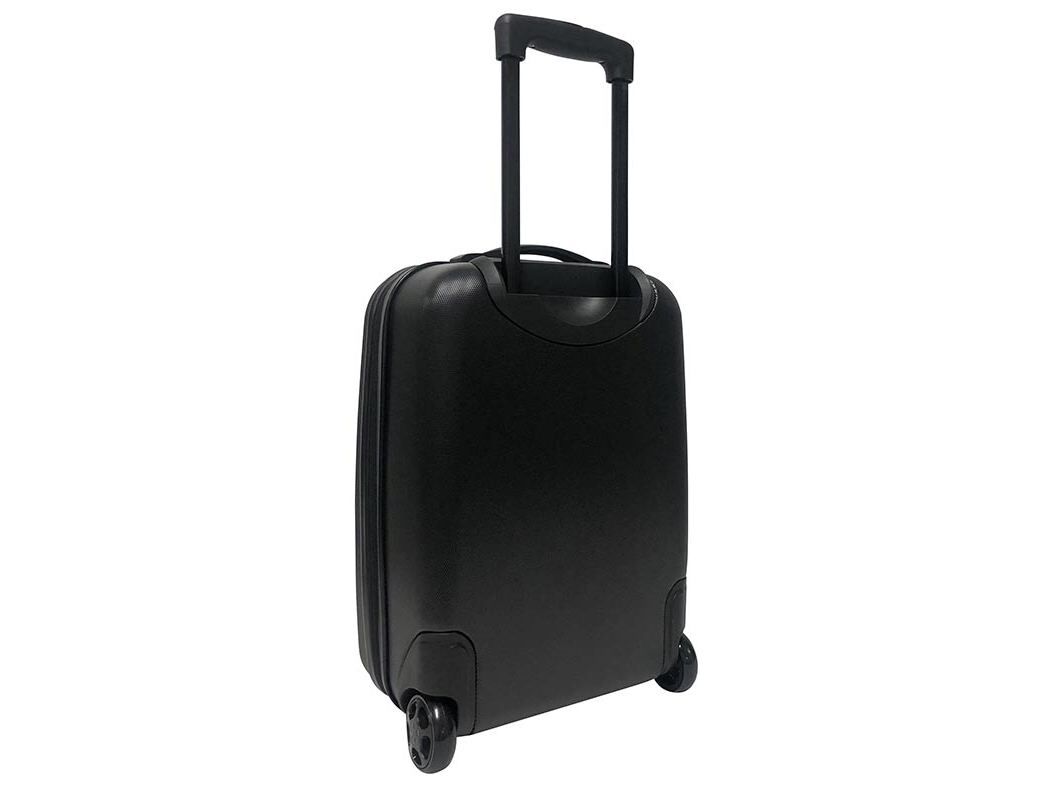 MALA DE CABINE R&Iacute;GIDA POLEGAR PRETO 2 RODAS 49CM image number 3