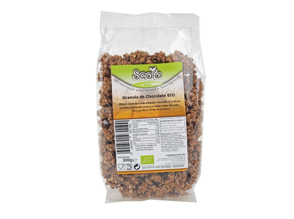 GRANOLA C/ CHOCOLATE BIO SEARA 300G image number 0