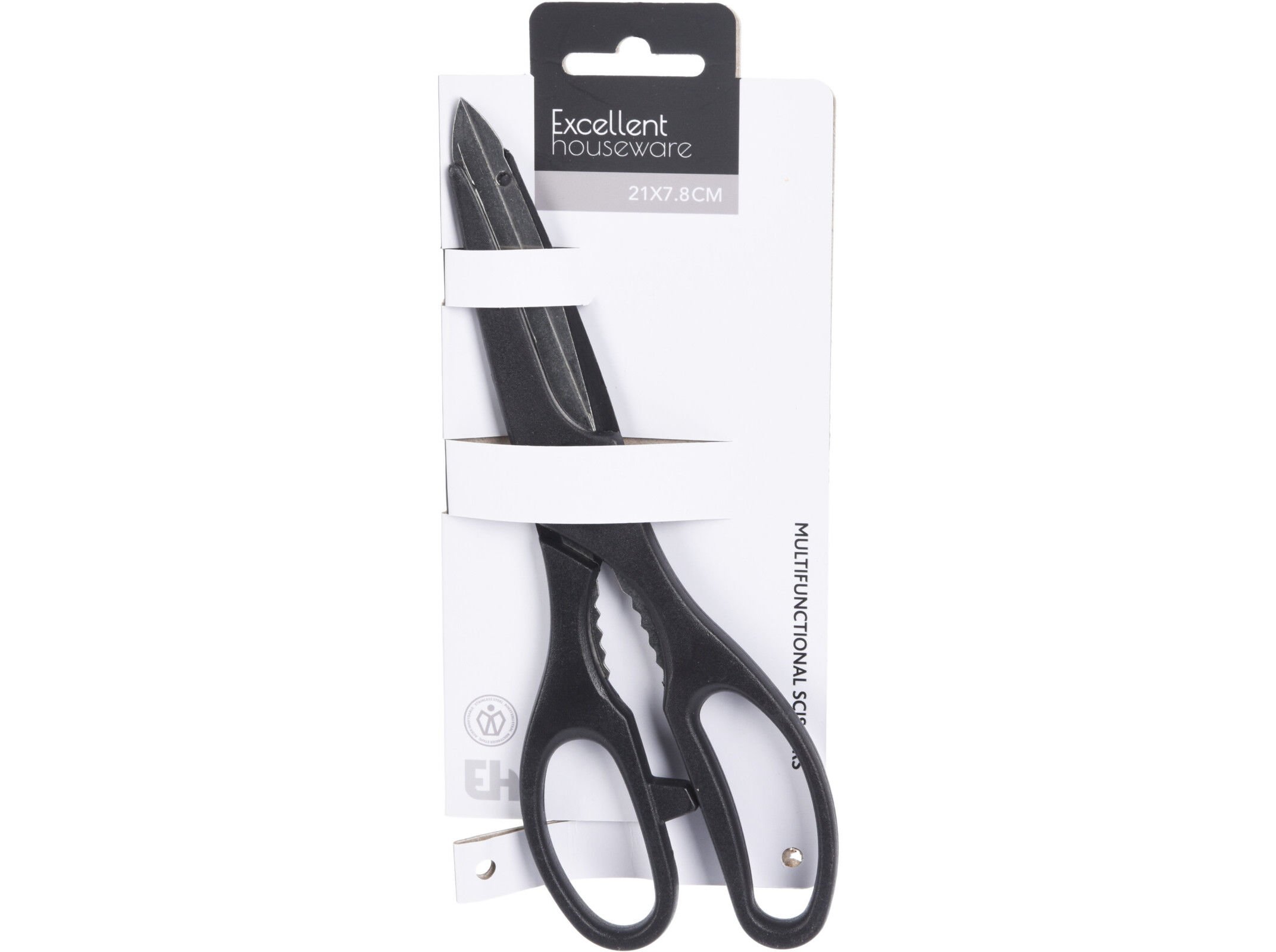 TESOURA COZINHA PRETO 21X7.8CM image number 1