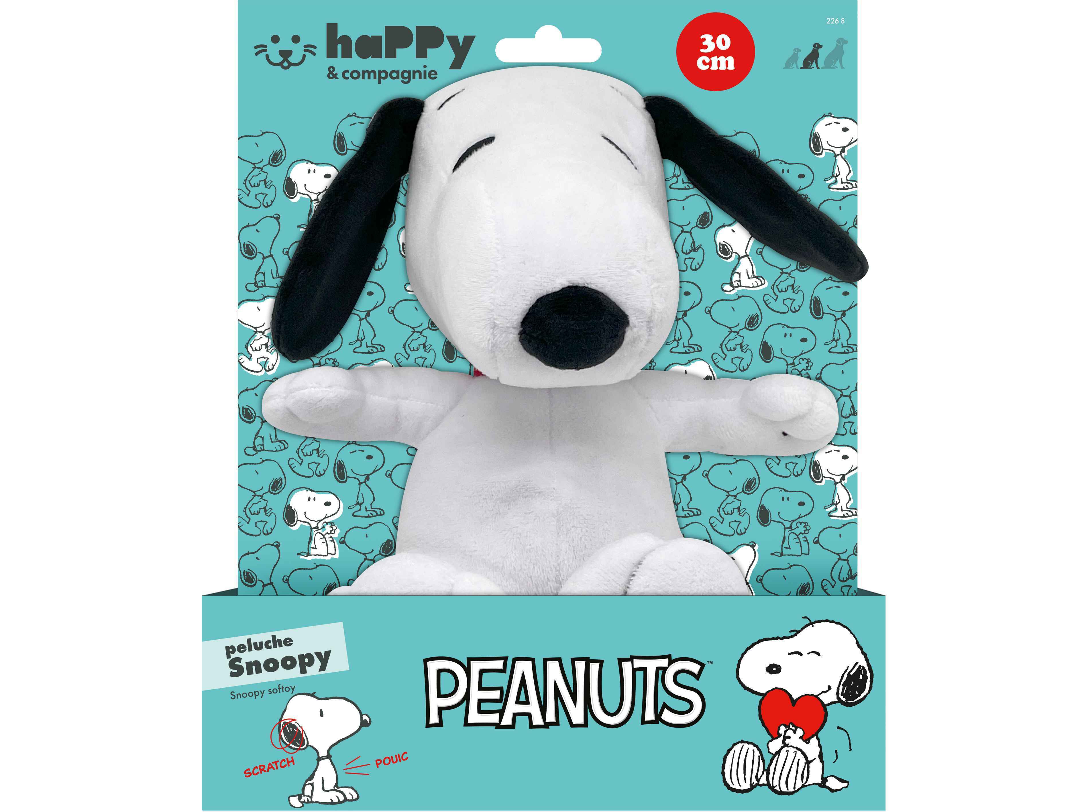 BRINQUEDO C&Atilde;O SNOOPY PELUCHE 30CM image number 1