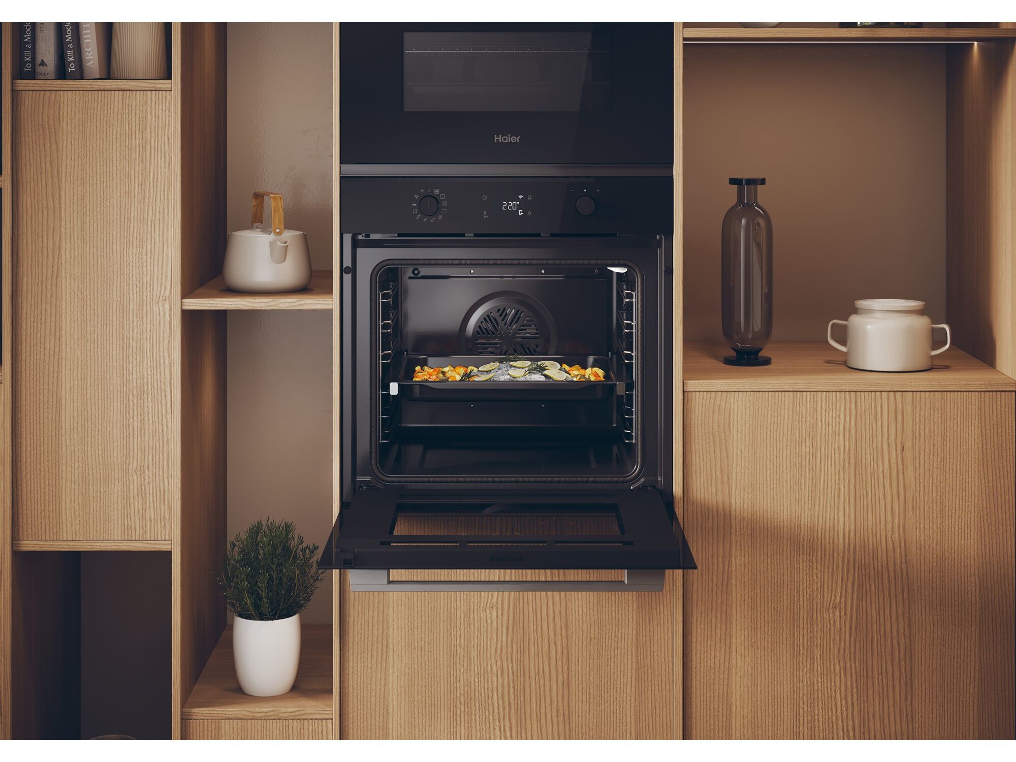 FORNO MULTIFUN&Ccedil;&Otilde;ES HAIER H6 ID2P5B3YTX A++ 78 L image number 12