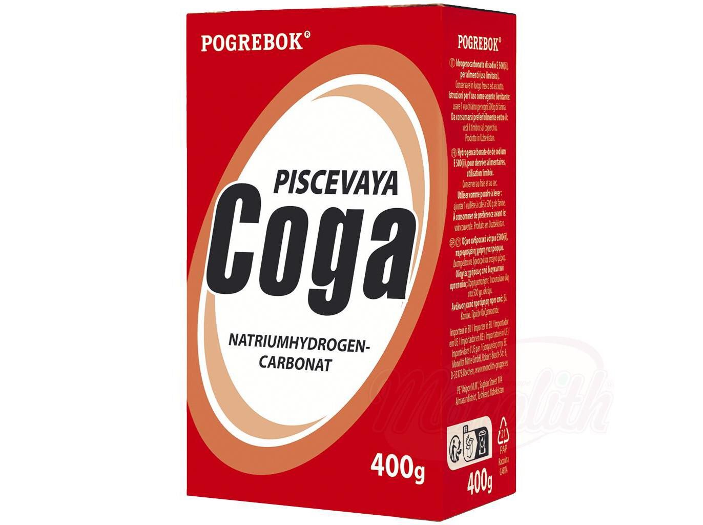 BICARBONATO DE S&Oacute;DIO POGREBOK 400G