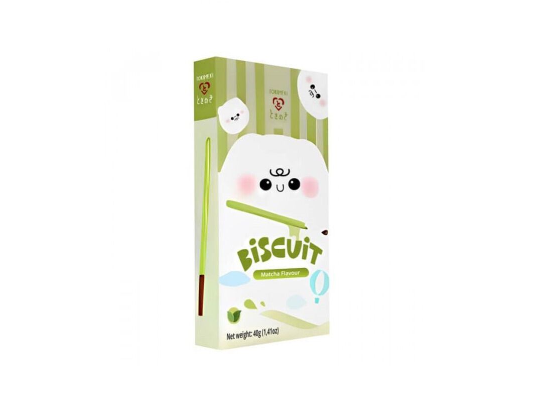 PALITO DE BISCOITO TOKIMEKI MATCHA 40G