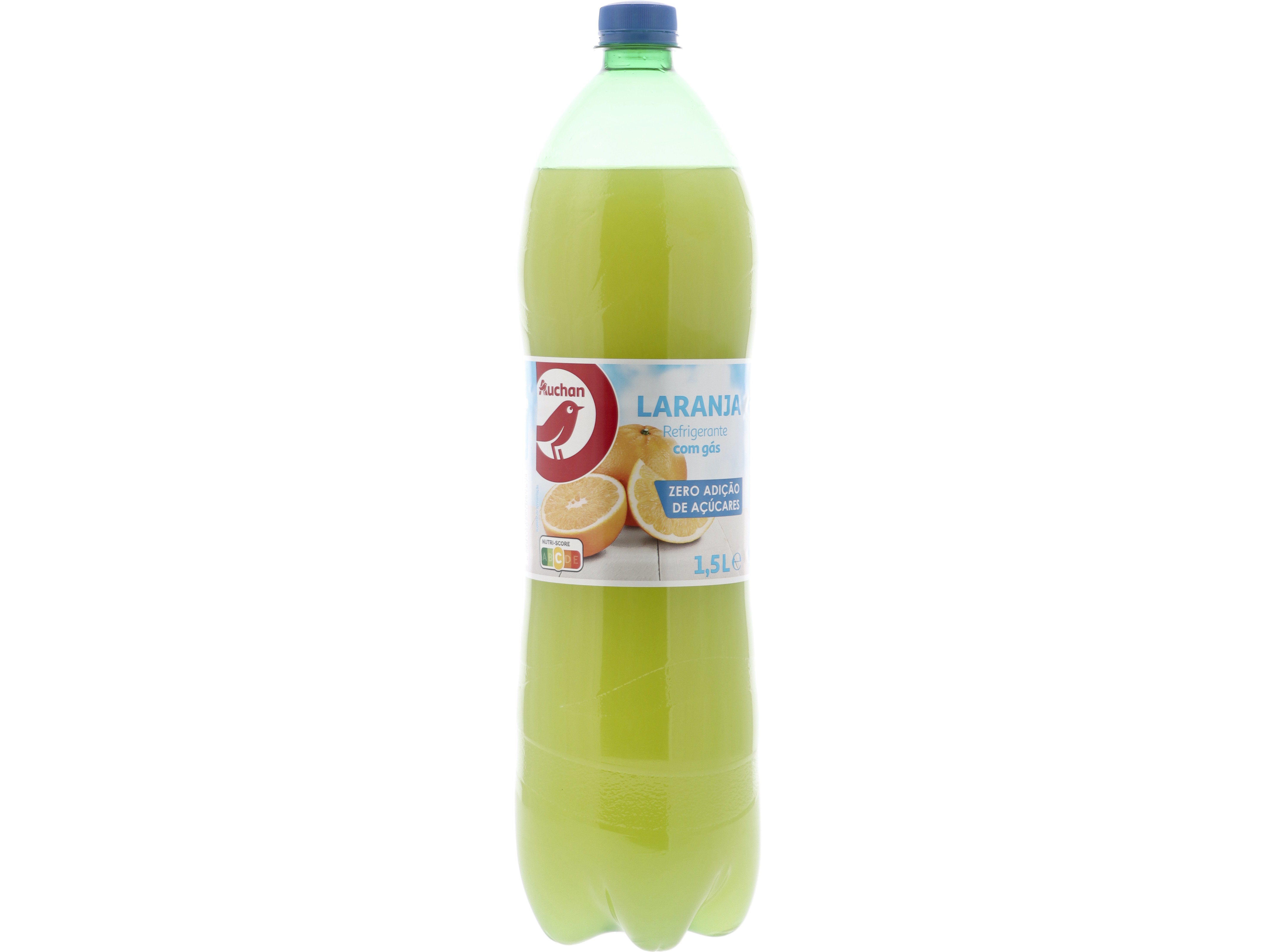 REFRIGERANTE AUCHAN COM G&Aacute;S LARANJA 0% 1.5L